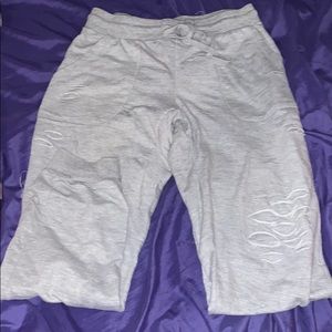 Grey joggers